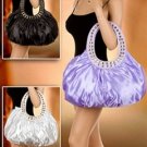 Beautiful Handbag with Studded Handle PURPLE