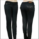 Denim Pants with Pink Embroidery SIZES: 18, 20
