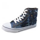 Denim Print Sneakers 6 - 6.5  - 7 - 7.5 - 8 - 8.5 - 10