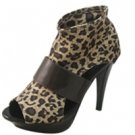 Leopard Print Platform Heels with 5" Heel 8 -8.5 - 10