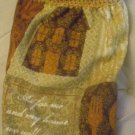 Crochet Topper Towel Hand Crafted Joshua 24:15