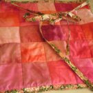 Hand crafted Bistro Cafe Apron floral print pink