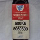 SERPENTINE BELT 6PK1525, 600K6, K060602, 4060600, 5060600 PREMIUM MULTI-RIB New Item