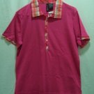 JASON MAXWELL Women's S/S Hot Pink Polo Top, Size; Medium, New With Tag JASON MAXWELL Women's S/S Hot Pink Polo Top, Size; Medium, New With Tag