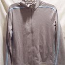 LEE SPORT Womens Gray W/Blue Stripes Sweatshirt, Size: Medium, NWT