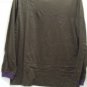 NAUTICA Women's SZ M Brown Long Sleeve Shirt, NWT