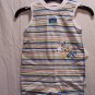 BABY HEALTHTEX Blue Stripe Romper, Size: 6-9 Months, NWT