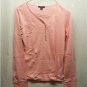NAUTICA~Womens Pink L/S Top~Size S~New Hamp~MSRP $44