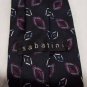 SABATINI Black,Gray,Red,White 100% Polyester Neck-Tie