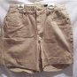 BILL BLASS Womens SZ (8) Beige Jean Cuffed Shorts, NWT
