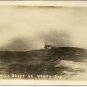 WORLD WAR l Post Card, U.S. Battle Ships in Heavy Sea