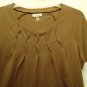 ONQUE CASUALS Womens Brown Stretch Top (Size M) NWT