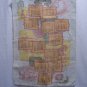 Vintage 1977 Linen Calender, Size 16"X22"