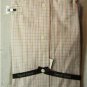KENNETH ROBERTS Mens White Stripe Dress Shirt,16.534/35