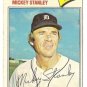 MICKEY STANLEY "Detroit Tigers" 1977 #533 Topps Baseball Card