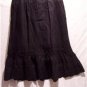 CHAPS Women's Black Tier Skirt, Size: 8, NWT