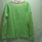 MUDD Girl's Green Graphic Nightshirt, Size: Medium 9/11, NWOT