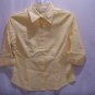 CHADWICK'S~Womens 3/4 Sleeve Yellow Top~Size: Small Petite