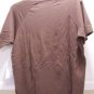 ONGUE CASUALS Womens S/S Brown Top, Size M