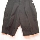 BURNSIDE VINTAGE Mens Size 24 Black Striped Shorts, New Item