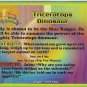 MIGHTY MORPHIN Power Rangers Card #11 Triceratops Dinos