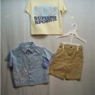 BUSTER BROWN Boy's 3 Piece Short/Shirts Set, Sz 2T , NWT BUSTER BROWN Boy's 3 Piece Short/Shirts Set, Sz 2T , NWT