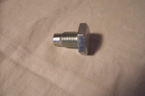 DRAIN PLUG 1/2" Extra Long W/Guide 7/8" Hex Head NEW