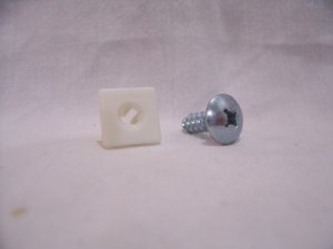 Universal License Plate Bolt & Nut #14x3/4" (12 Qty) New Item Item