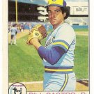 BILL CASTRO "Milwaukee Brewers" 1979 #133 Topps Baseball Card