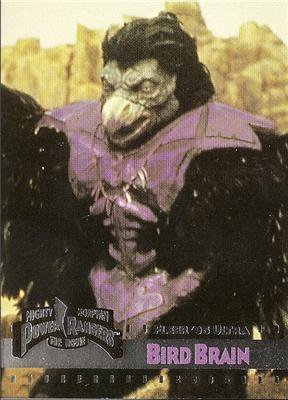 MIGHTY MORPHIN Power Rangers Card #69 Bird Brain A 1995 