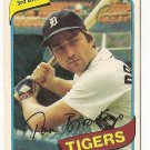 TOM BROOKENS "Detroit Tigers" 1980 #416 Topps Baseball Card