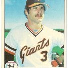MIKE SADEK "San Francisco Giants" 1979 #256 Topps Baseball Card