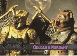 MIGHTY MORPHIN Power Rangers Fleer '95 Ultra Card #17 Goldar & Mordant