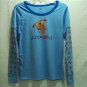 MUDD Girl's Blue Graphic Nightshirt, Size Large 11/13, 100% Cotton, NWT