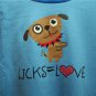 MUDD Girl's Blue Graphic Nightshirt, Size Large 11/13, 100% Cotton, NWT