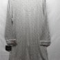 LIZ CLAIBORNE Womens Gray Night Sleep-shirt, (Medium 10/12) Cotton/Polyester, NWT