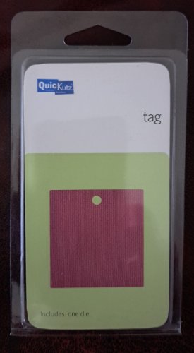 QUICKUTZ We R Memory Keepers 2-Inch by 2-Inch Die, Tag RS-0802
