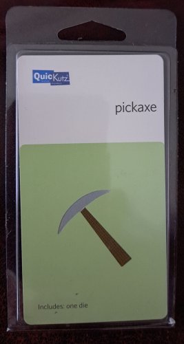 QuicKutz We R Memory Keepers 2-Inch by 2-Inch Die, Pickaxe