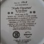 THE BRADFORD EXCHANGE 1993 Night Departure Train Plate by Jesse Barnes