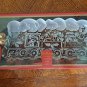 GORHAM North Pole Express Holiday Traditions 13-1/2" Crystal Train Server NIB