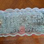 GORHAM North Pole Express Holiday Traditions 13-1/2" Crystal Train Server NIB