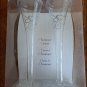 Lillian Rose MSG320 10" Double Heart Champagne Glasses NIB