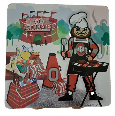 Ohio State Themed Picnic Basket Signed (New)