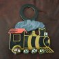 Steam Train Bell Door Knob Hanger Slightly Used