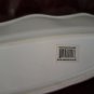 Home Essentials 20091 Ruffle Edge Oval Platter, 16-inch Length, White
