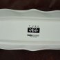 Home Essentials 20091 Ruffle Edge Oval Platter, 16-inch Length, White