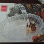 Mikasa Winter Dreams Crystal Glass Bowl Handle Basket Platter 9-1/2â