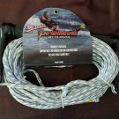 Ski Series 75 Foot Universal Waterski Rope Gray and White with Black Handle NI