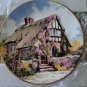 Wepham Cottage Decorative Plate, by Marty Bell, English Bone China, 1992, 8-1/2"