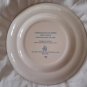 Vintage Avon 1976 8-3/4" "Bringing Home The Tree" Gold Trim Wedgwood England